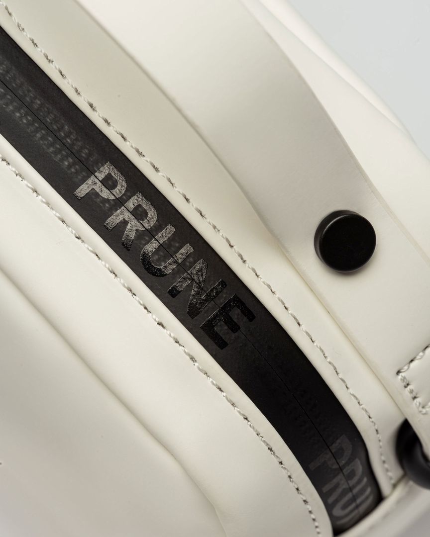 Mini Bag Rubber En Efecto Cuero BLANCO