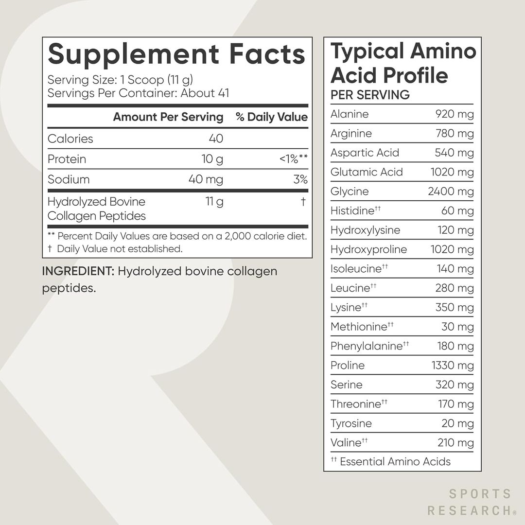 Colageno Péptidos 454 gr Sports Research