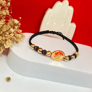 Pulsera san miguel arcangel balin 6mm liso e italy, neopreno 6mm - imagen 1