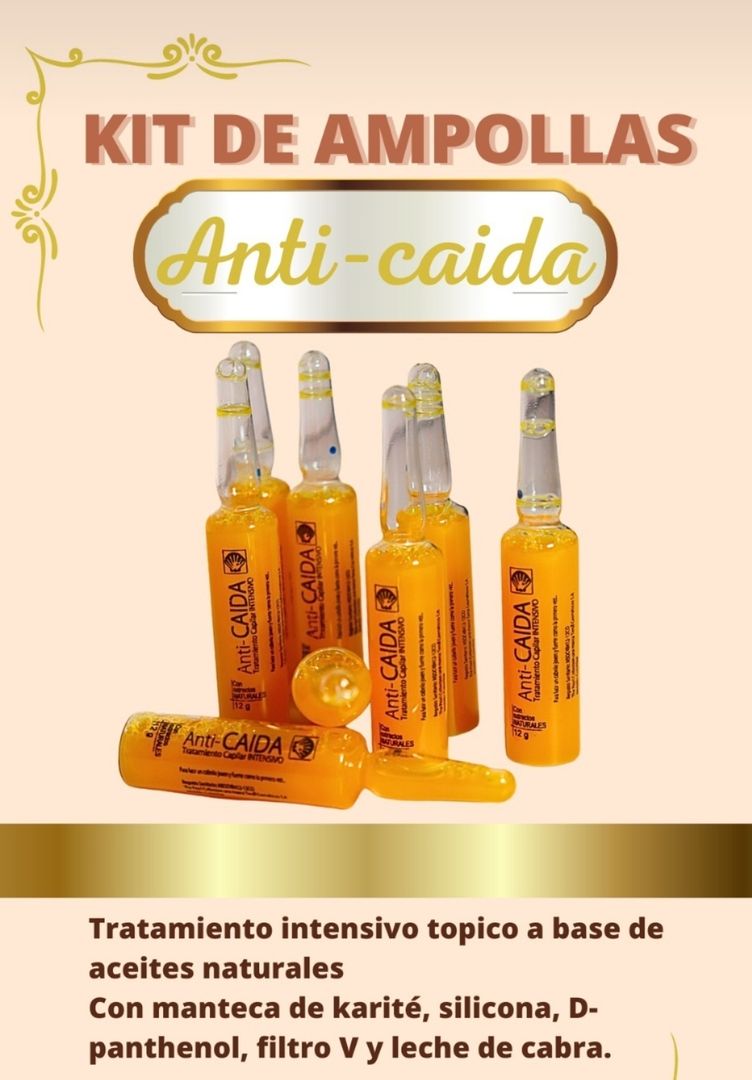 Kit ampollas anticaida 