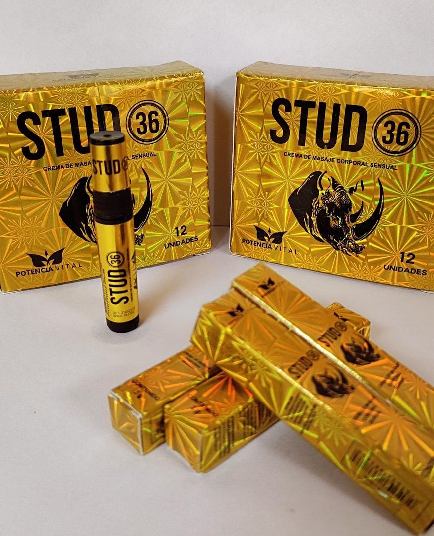 RETARDANTE RHINO DORADO STUD 36