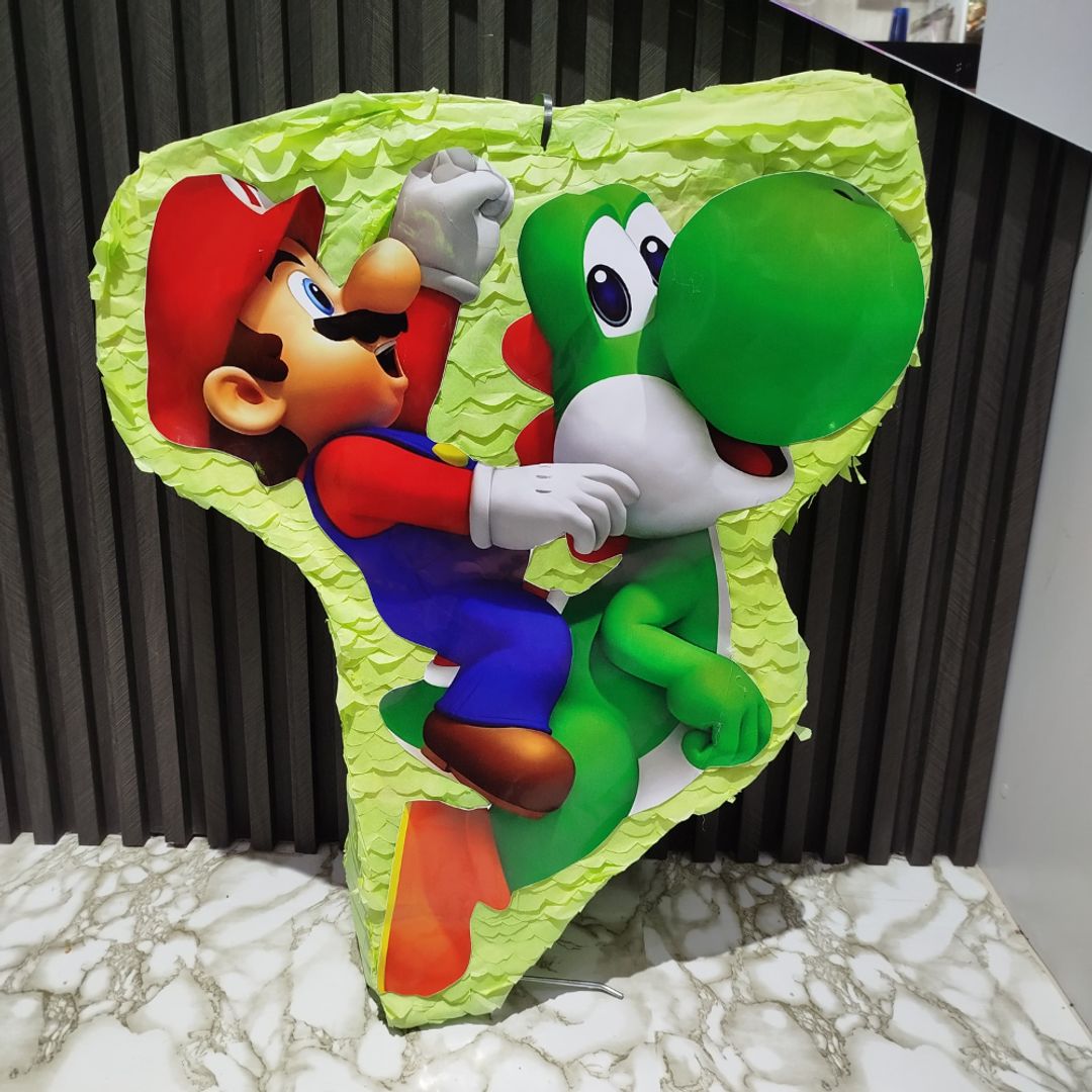 PIÑATA EMPLANTILLADA MARIO 