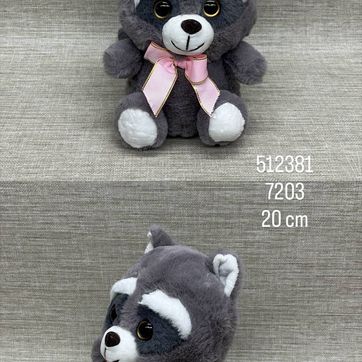 Imagen del producto MAPACHE CON MOÑO 20 CM