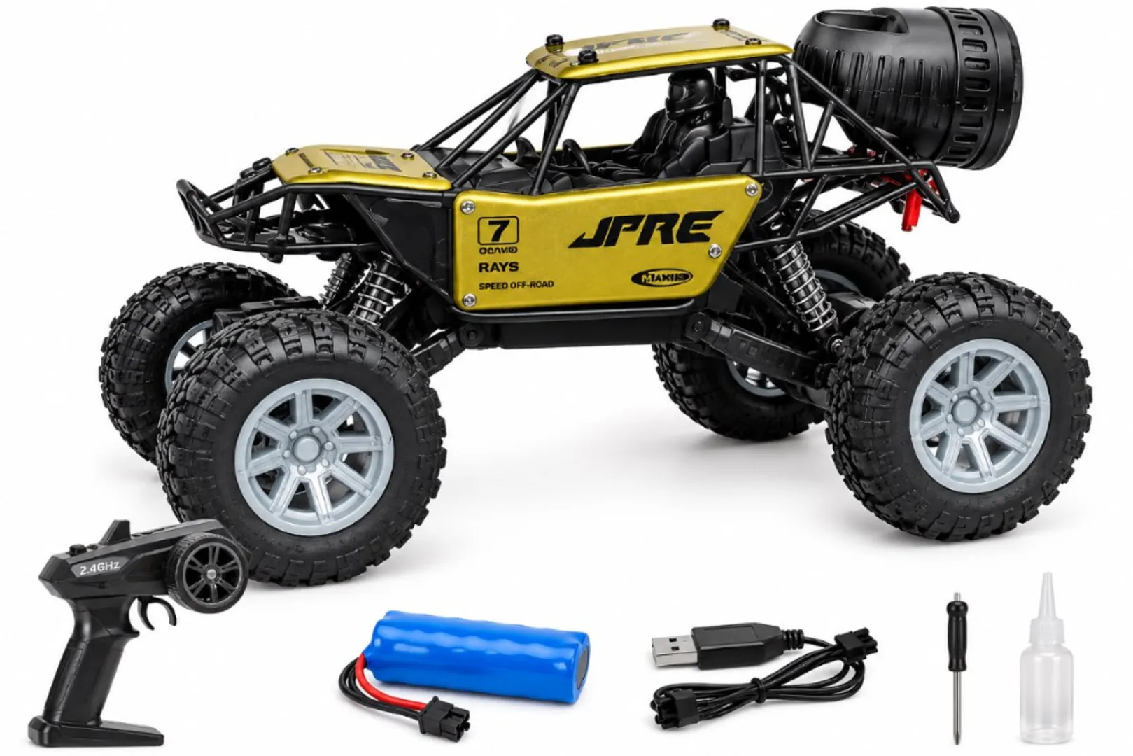 CARRO RC A CONTROL REMOTO RECARGABLE CRAWLER