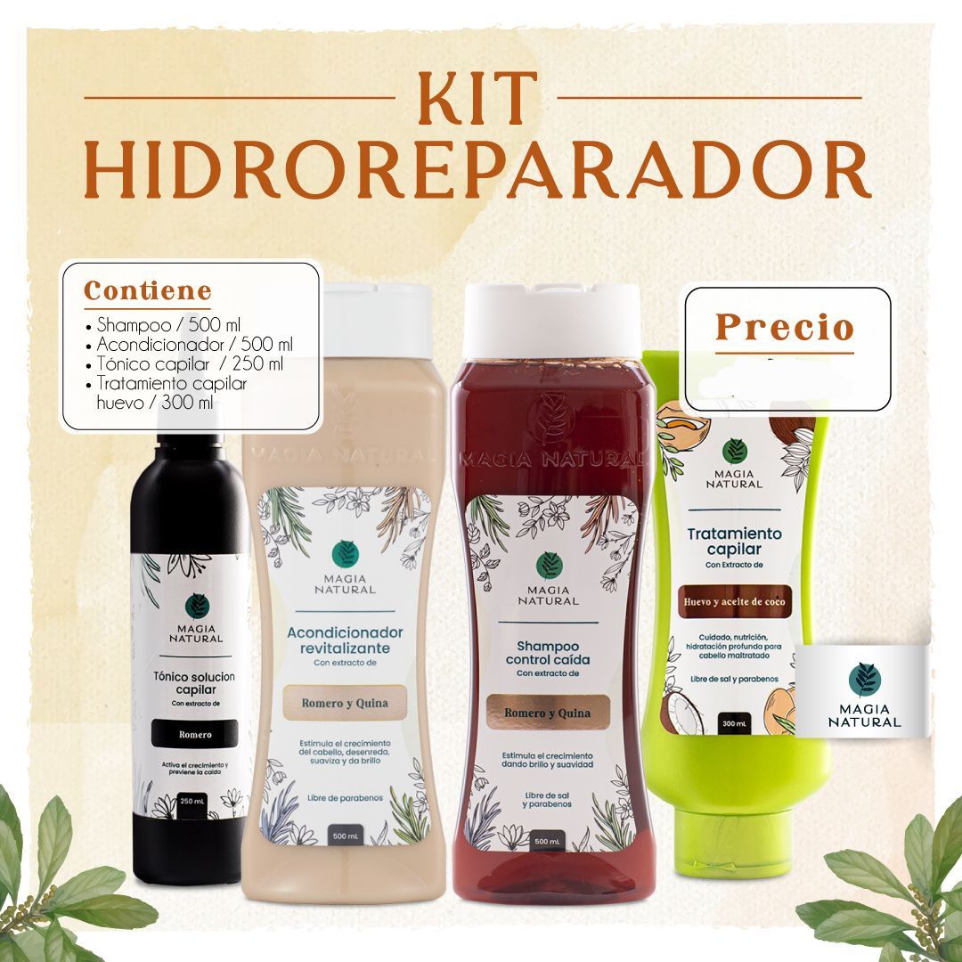 Kit hidro-reparador magia Natural 