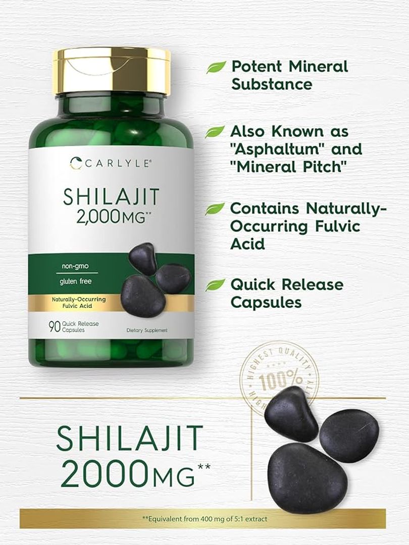 Shilajit 2000 mg 90 und. CARLYLE