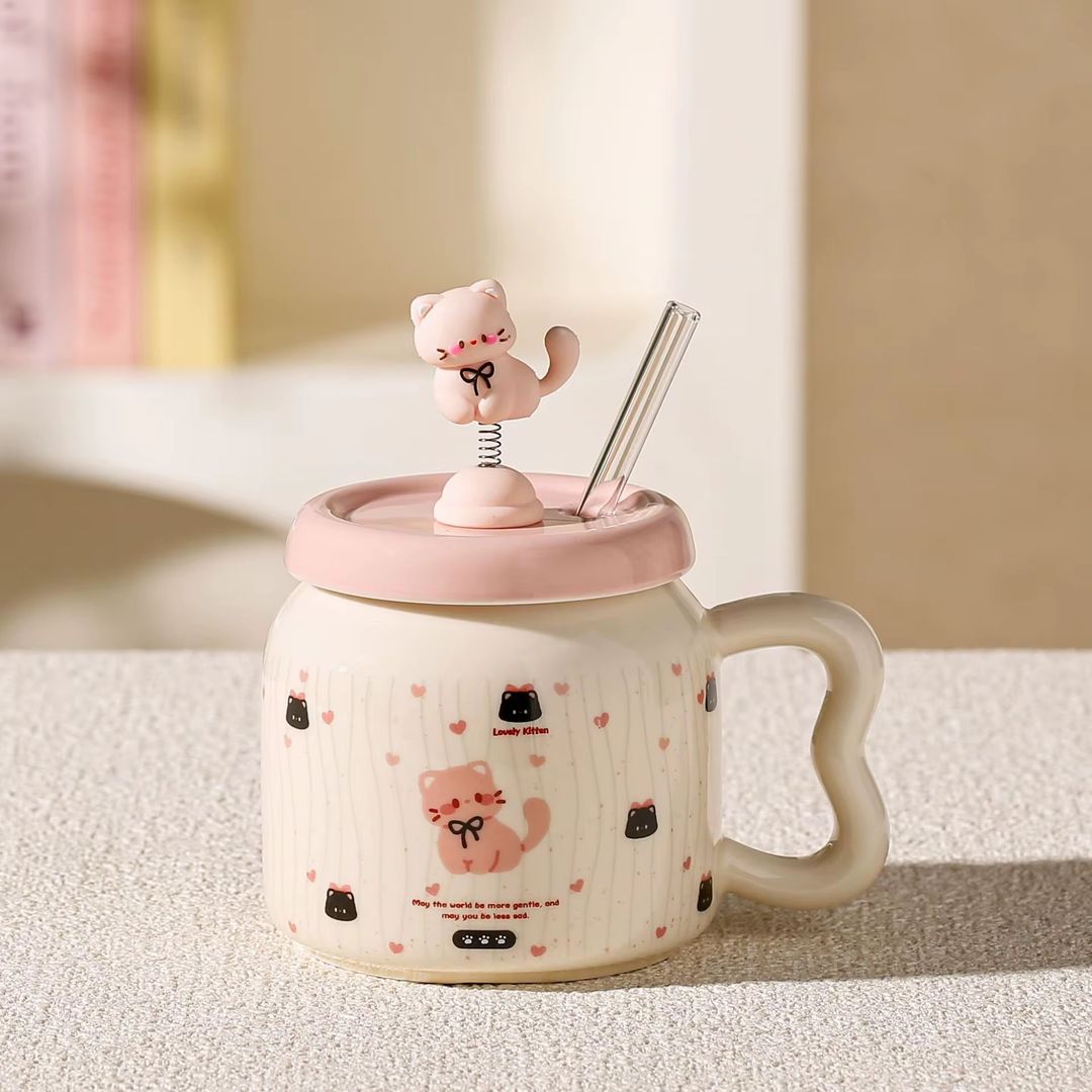 Mug gatito coquette 