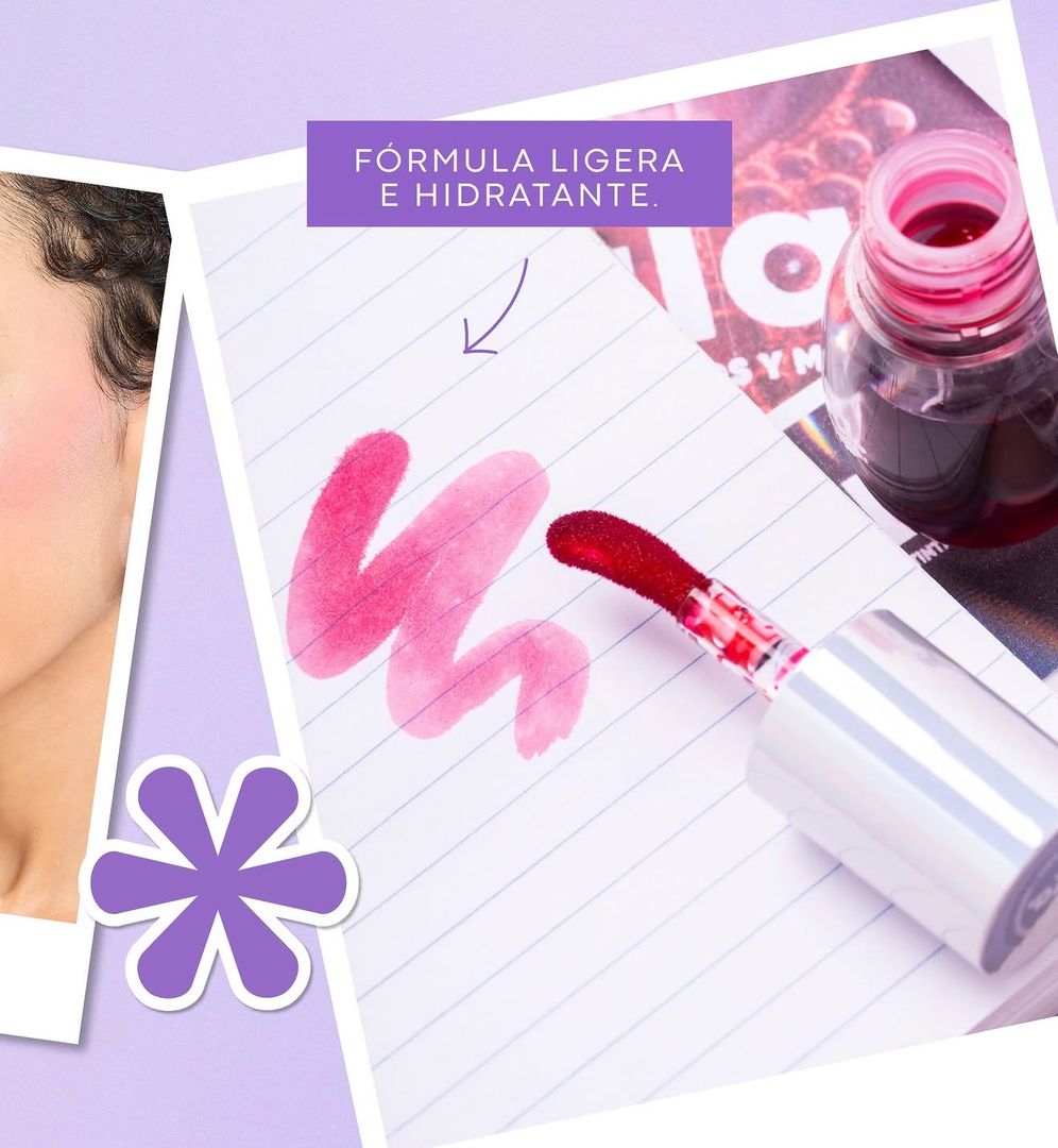 Tinta para labios y mejillas 