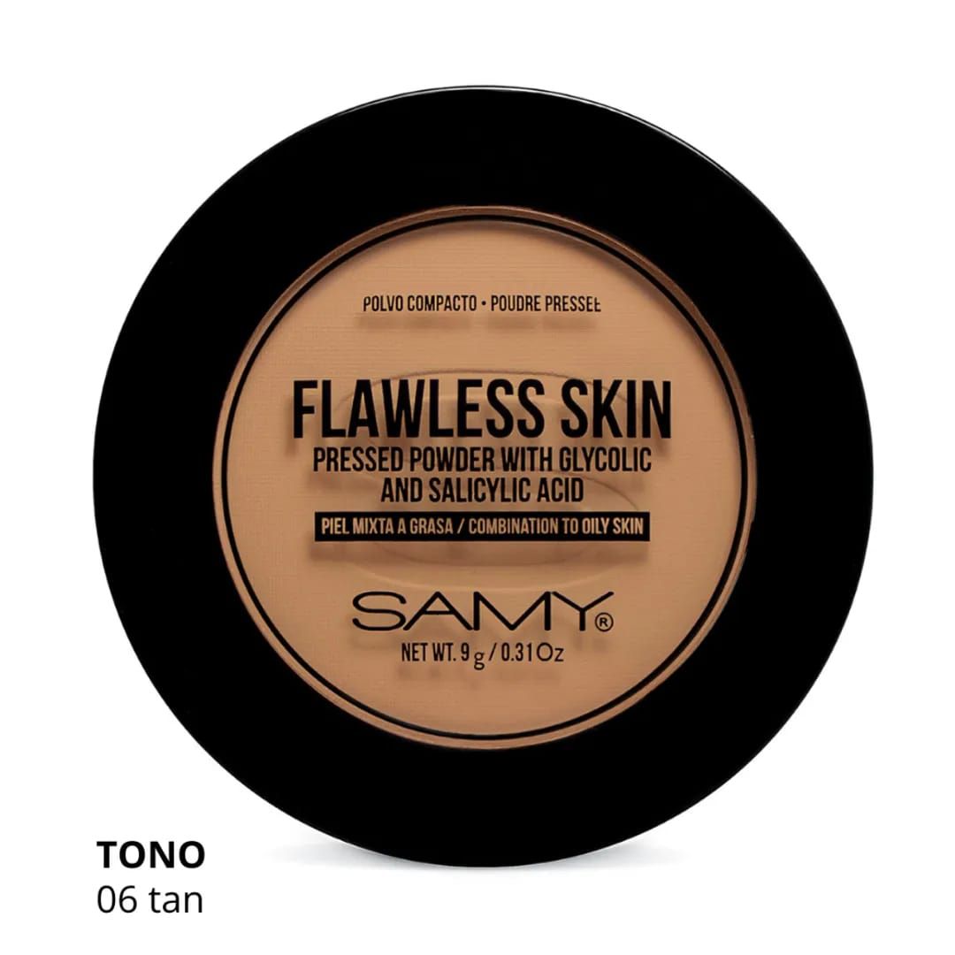 POLVO COMPACTO PIEL MIXTA A GRASA SAMY