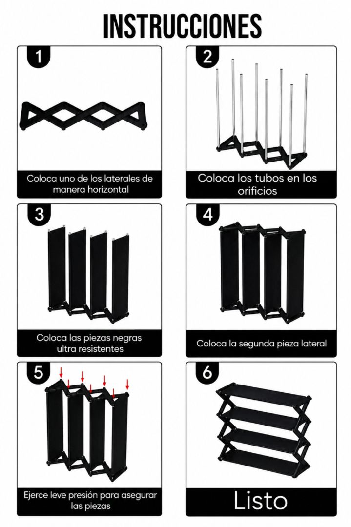 ZAPATERO ESTANTE DE ALMACENAMIENTO 5 NIVELES