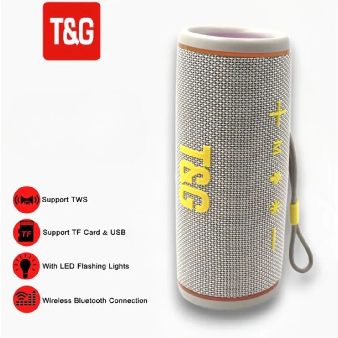 PARLANTE BOCINA PORTATIL LUZ LED TG-424 