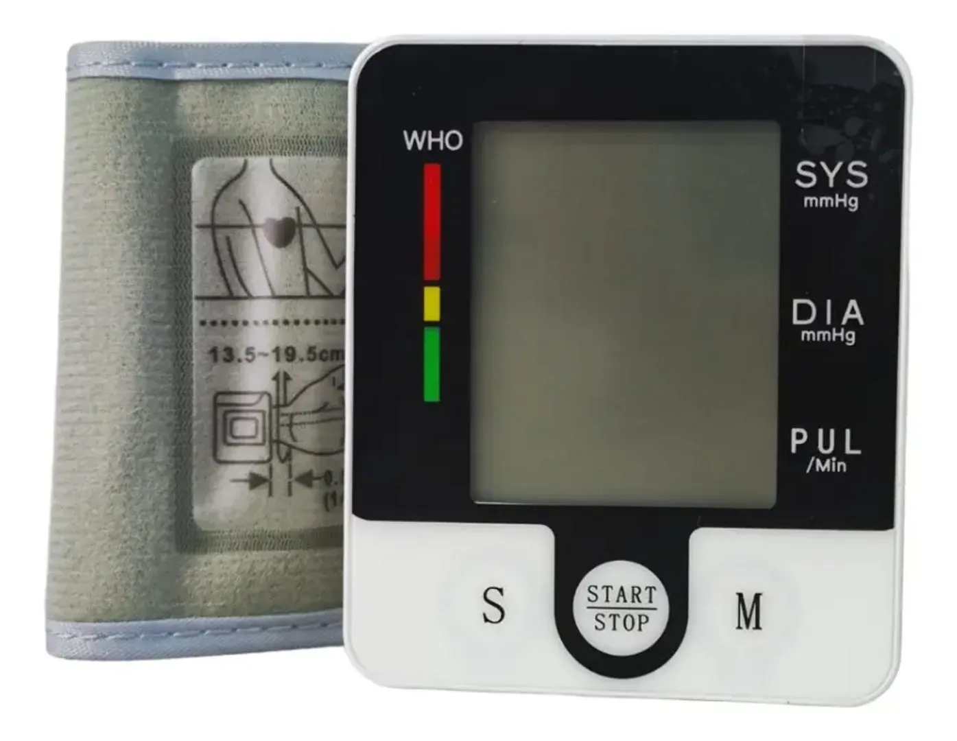 TENSIOMETRO MUÑECA DIGITAL MEDIDOR PRESION ARTERIAL ESTUCHE