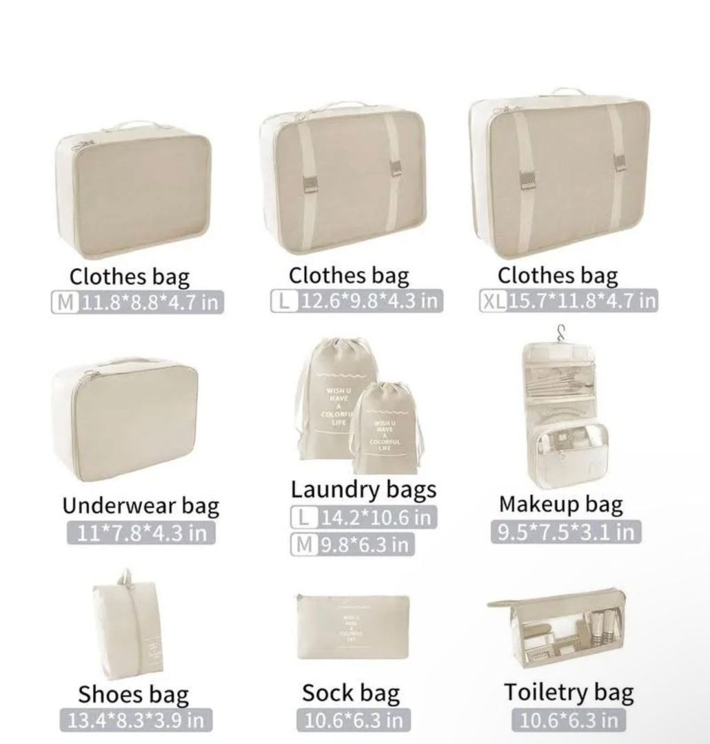 SET X 10 ORGANIZADORES BAG 010