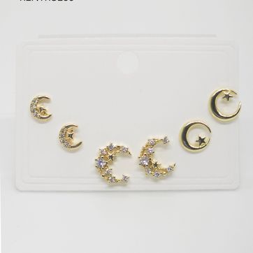 Imagen del producto Set topo luna rodinado x3