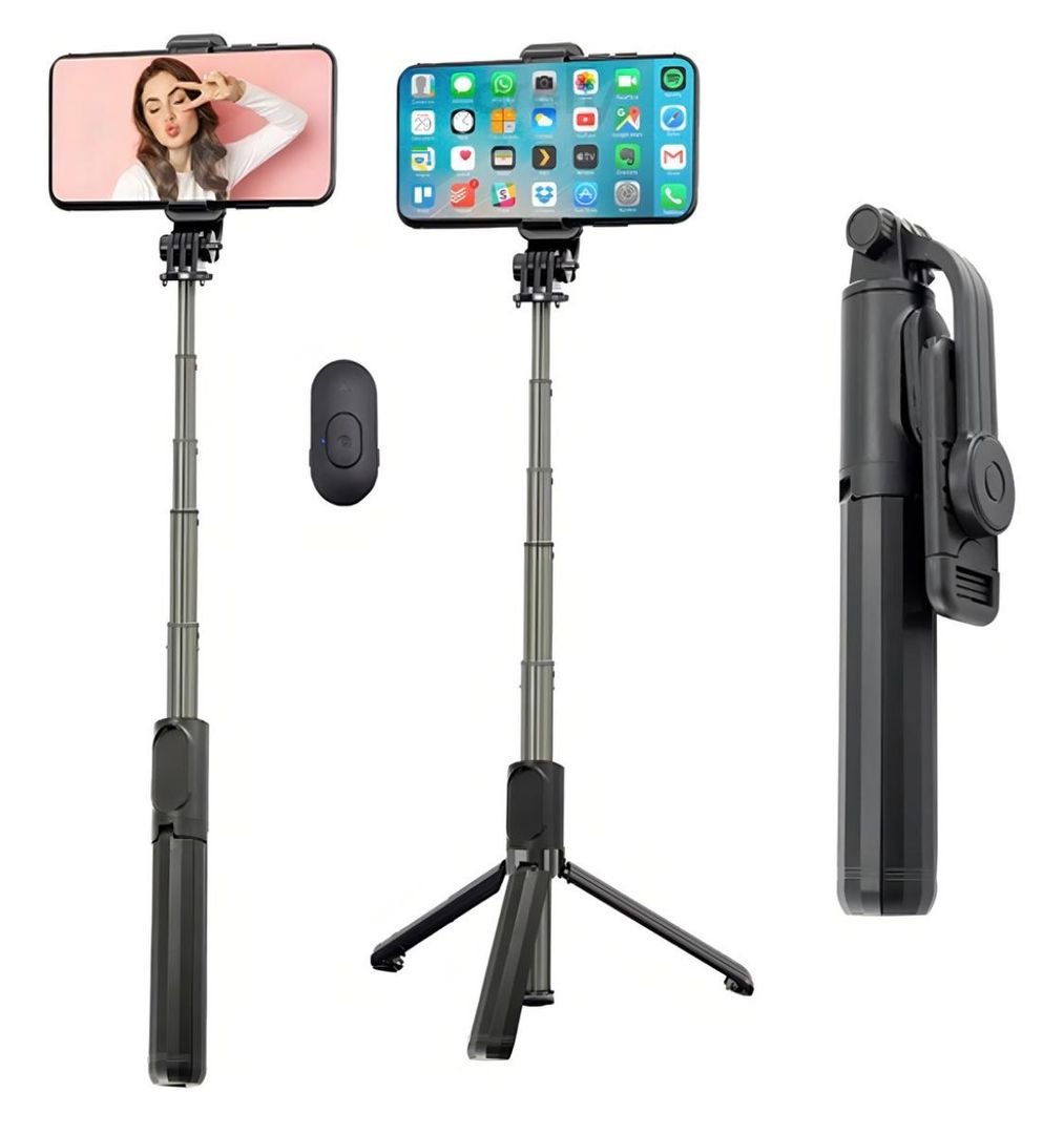 Selfie Stick con Trípode Integrado Bluetooth Q07
