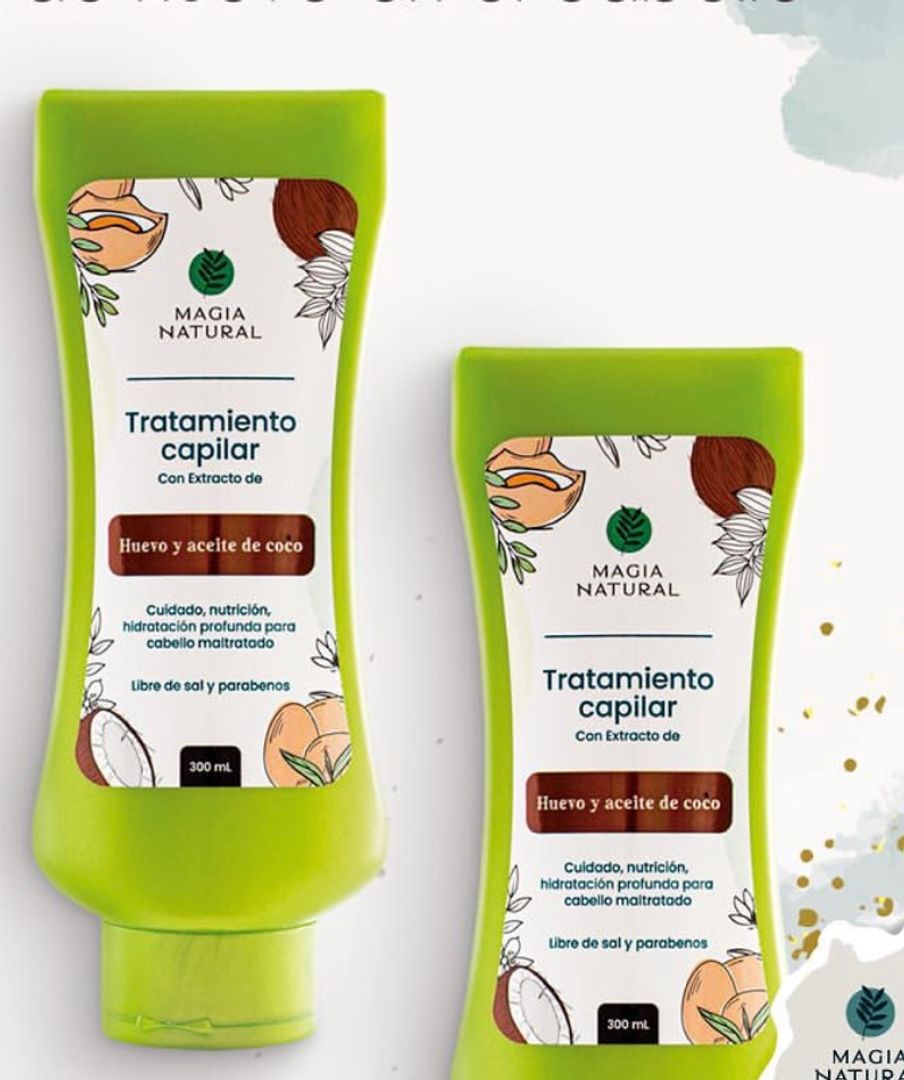 TRATAMIENTO HUEVO Y ACEITE DE COCO 100ml