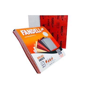 LIJA EN SECO ROJA FANDELI GRANO - imagen 2