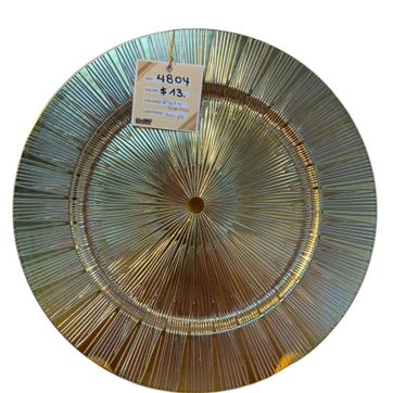 Imagen del producto SOBREPLATO PLASTICO TALLADO DORADO