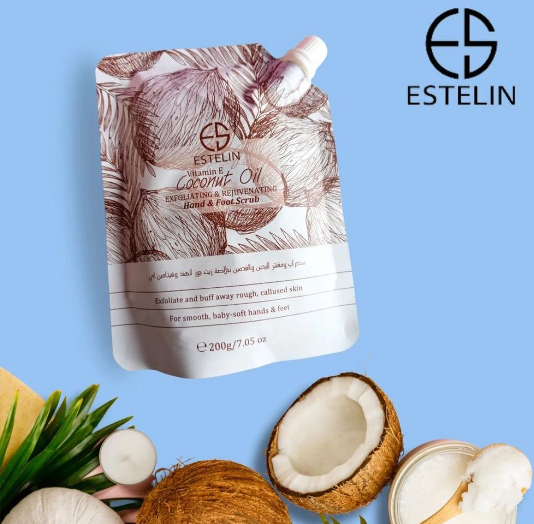EXFOLIANTE DE MANOS Y PIES DE COCO ESTELIN 