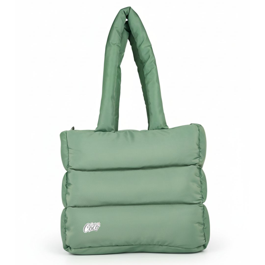 PUFFER BAG DALIA VERDE MENTA