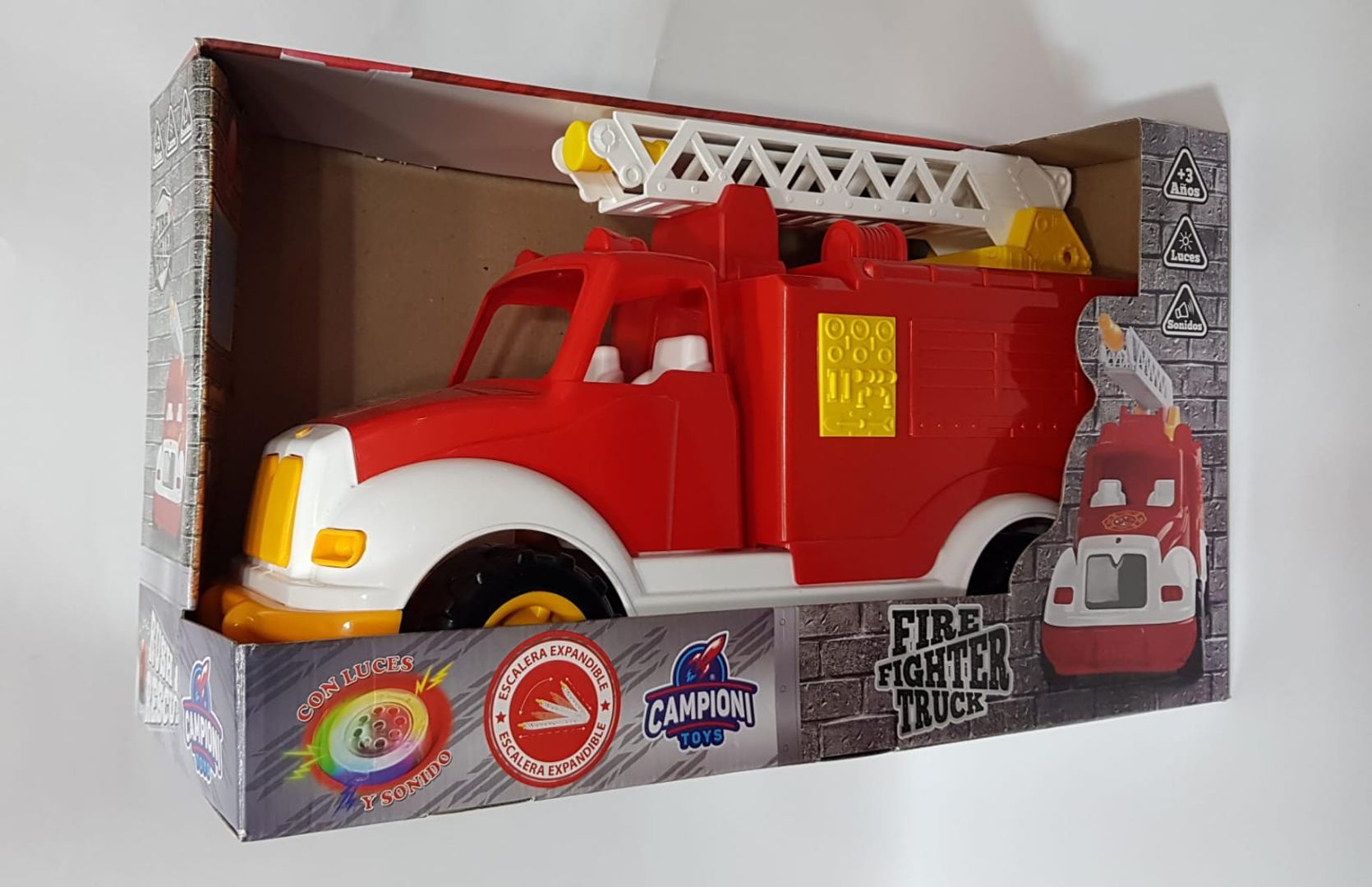 CARRO BOMBERO LUZ Y SONIDO