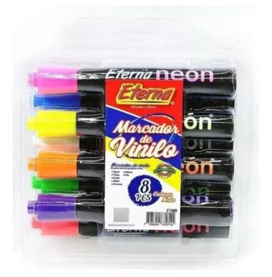 MARCADOR ETERNA NEON X 8