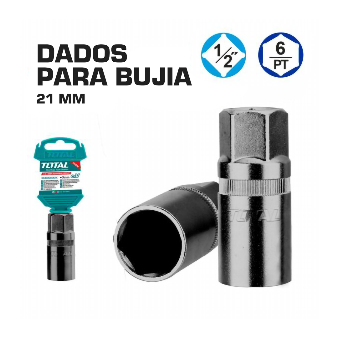 DADOS PARA BUJIAS 21MM ½