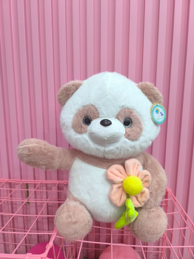 PANDA ROSA 45CM