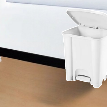 Imagen del producto BASURERO PEDAL 8 LT BLANCO-RIMAX
