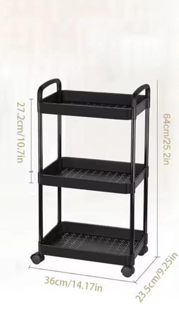 Carrito organizador 3 niveles hogar