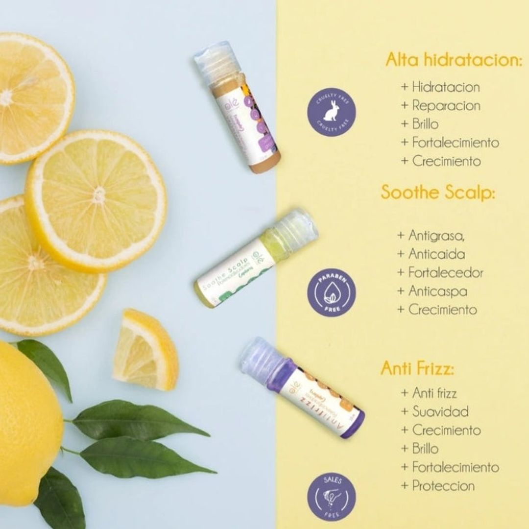 Kit 3 unidades Potencializadores capilares , olé capilar 