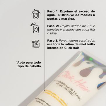 Acondicionador de miel click hair  - imagen 2