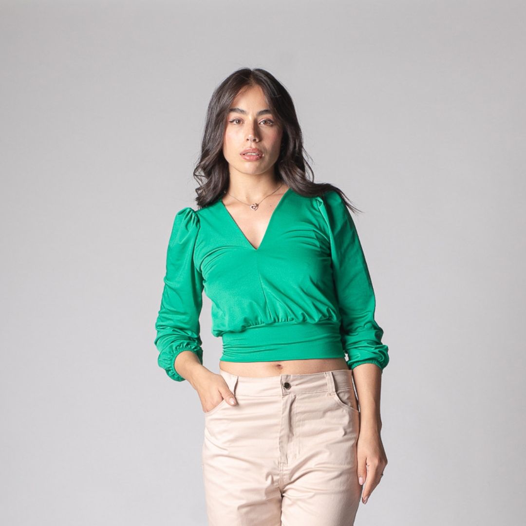 BLUSA MANGA LARGA 
