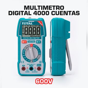 Imagen del producto MULTIMETRO DIGITAL 4000 CUENTAS 600V