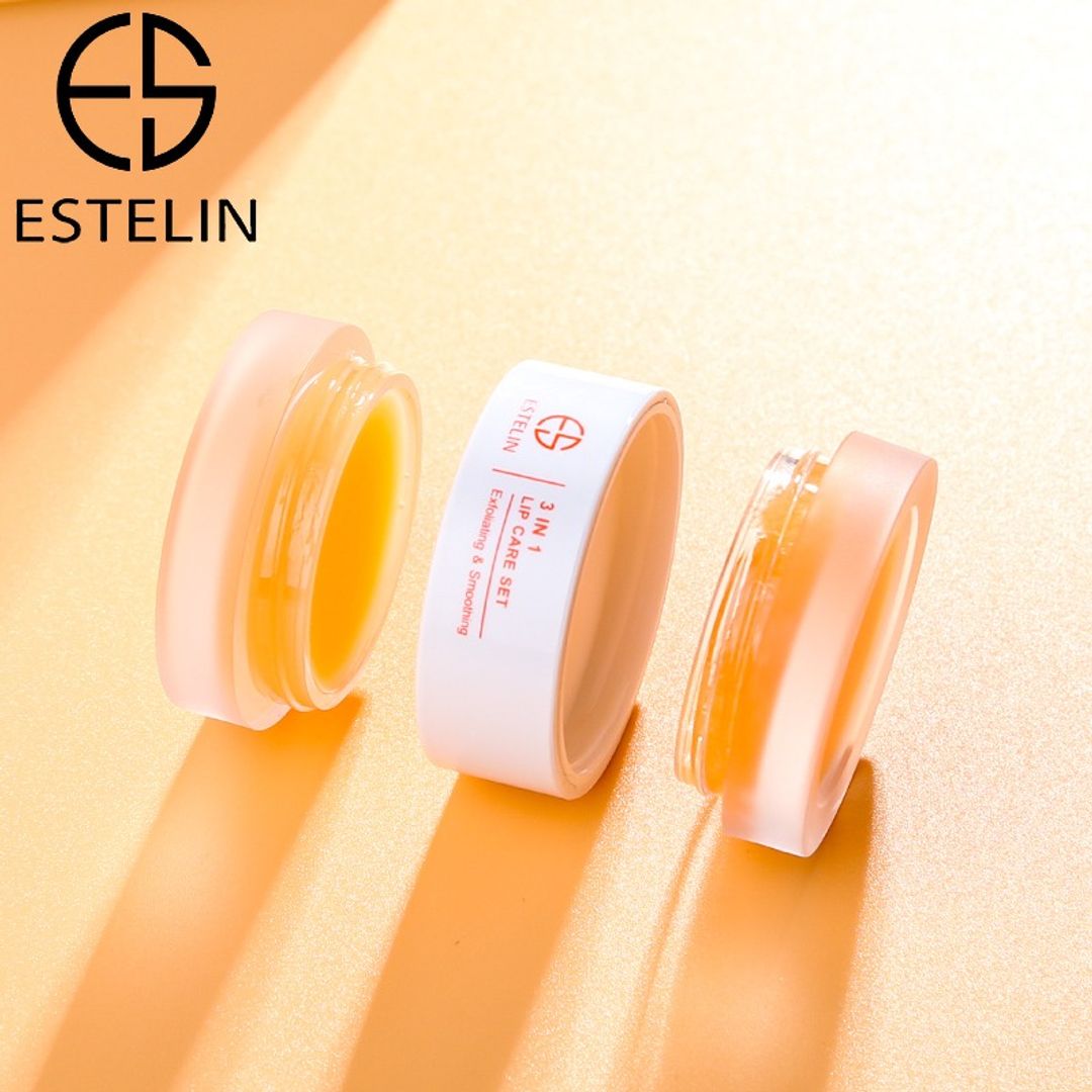 Kit exfoliante de labios 3 en 1: mascarilla y brillo ESTELIN