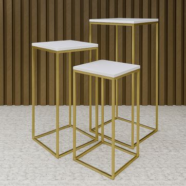 Imagen del producto MESAS CUADRADAS X 3 UNIDADES