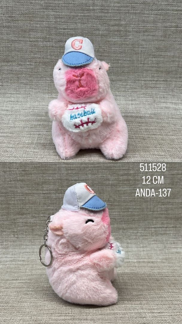 CAPIVARA ROSADO LLAVERO 