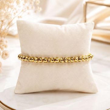 Imagen del producto Pulsera de balines en rodio