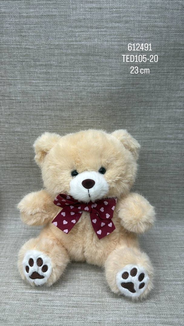 OSO CON MOÑO ESTAMPADO 23 CM