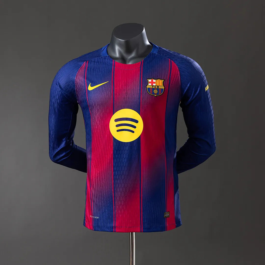 Barcelona Player Casa 2025-26 Manga Larga