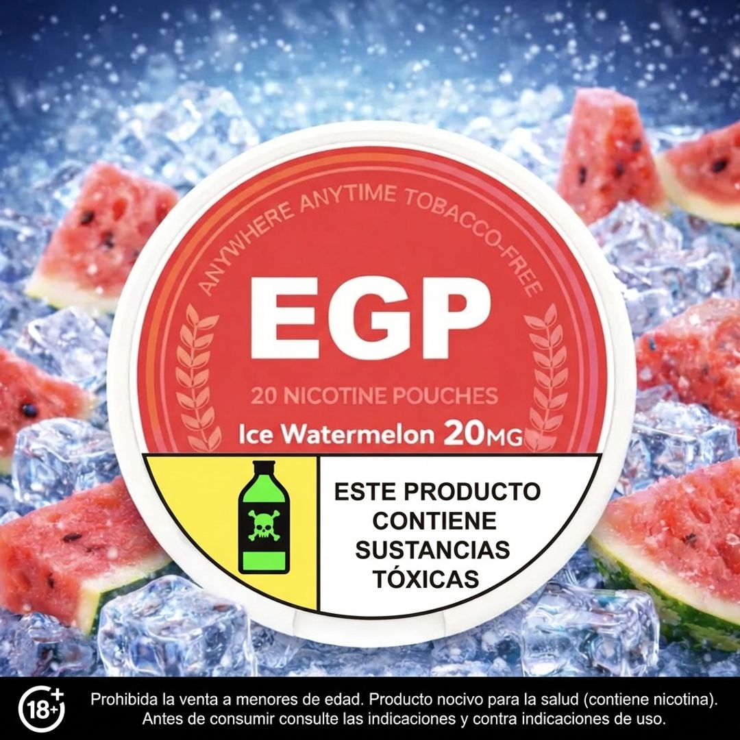 Egp Ice Watermelon 20mg - Parches De Nicotina