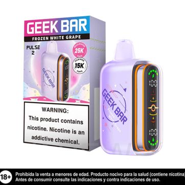 Imagen del producto Geek Bar Pulse 2 Frozen White Grape 25.000 Puffs