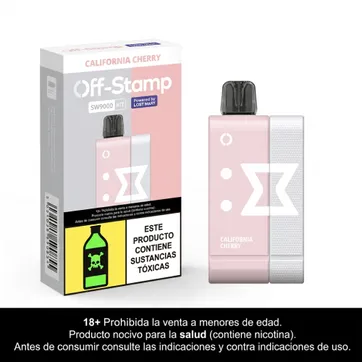 Off Stamp California Cherry 9.000 Puffs Kit Bateria Y Pod - imagen 1