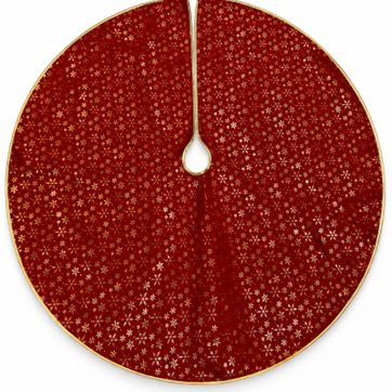Imagen del producto PIE DE ARBOL ROJO CON BORDE DORADO Y FIGURAS
