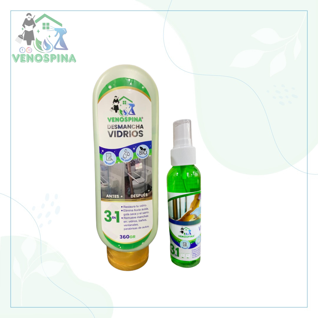 KIT DESMANCHADOR DE VIDRIOS VENOSPINA 