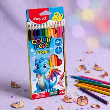 COLORES MAPED X12 + TAJALÁPIZ Y LÁPIZ HB - imagen 1