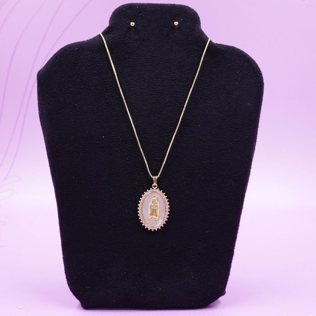 CADENA VIRGEN DE GUADALUPE + TOPO - CL120