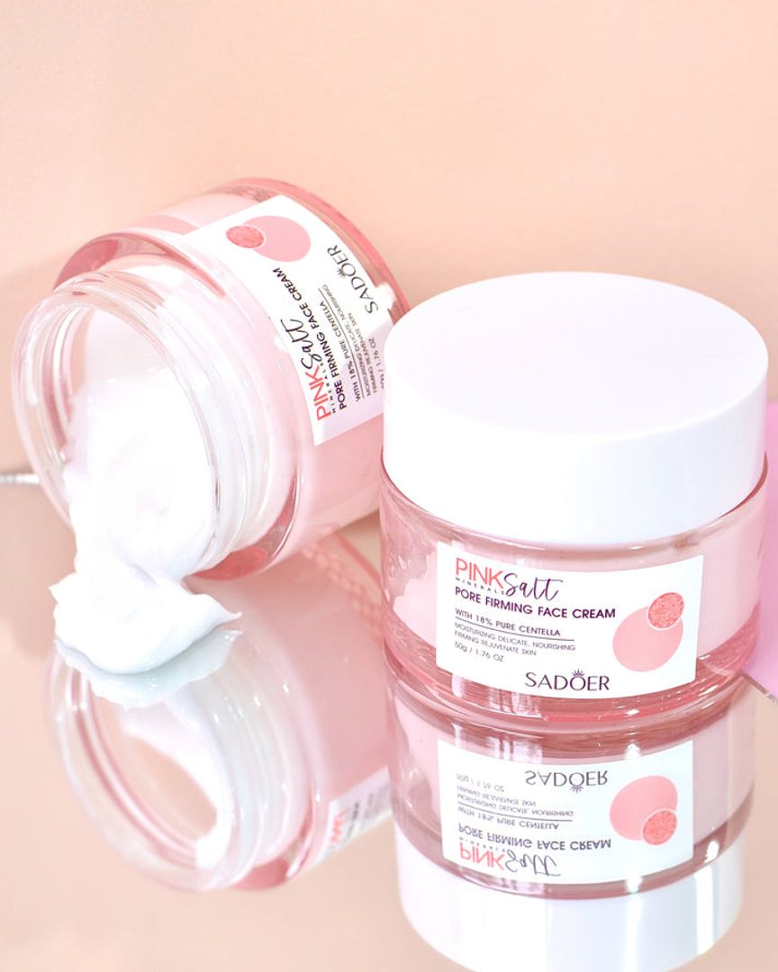 Crema Facial Detox Sal Rosada + Centella 18% Reafirmante & Poros – Sadoer