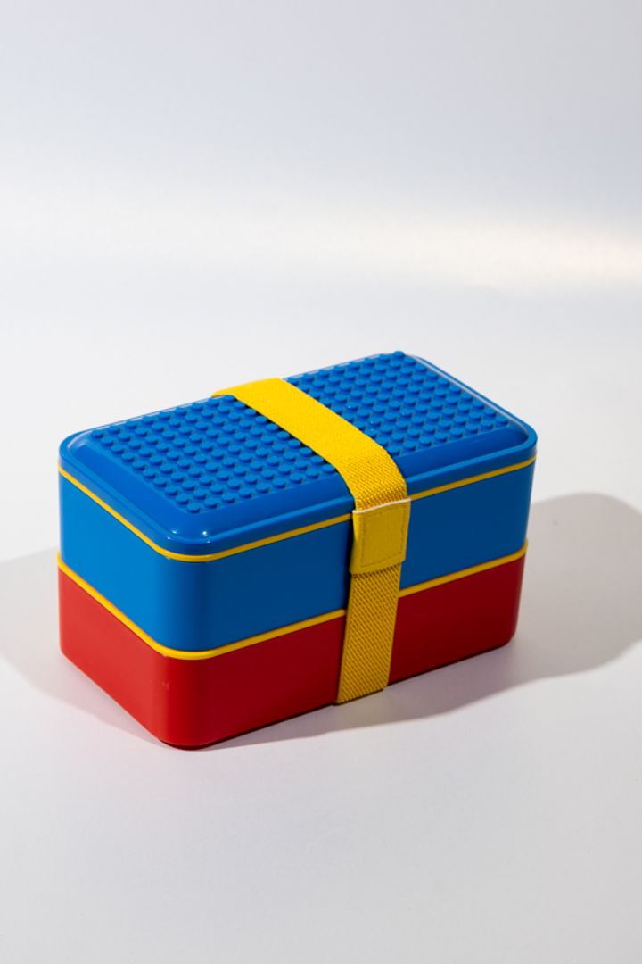 PORTACOMIDAS LEGO RECTÁNGULO 