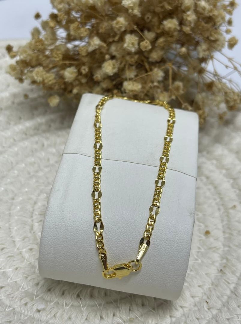 Pulsera cubana cartier de 18cm